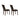 Espresso Wooden Dining Chair Set