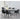 Extendable Dining Set with six black chairs for dining room in Montreal