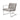 Fairmont Silver Faux Leather Accent Chair – Sturdy Steel Frame