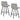 Fern 26 Swivel Counter Stools with Black Metal Frame - Set of 2
