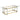 Florina Modern Glass Coffee Table in Silver & Gold