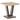 Forna Modern Wood Accent Table in Natural & Black