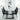 Franco/Silvano 5pc Glass Dining Table Set with Black Metal Frame Table