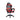Black and red gaming chair on a white background