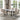 Gavin/Brodi 7pc Marble Dining Table Set – Black Metal Base