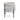 Side Profile Of Grey Linen Accent Chair 