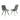 Grey PU Dining Chairs Set 