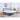 Grey double trundle bed 
