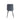 Grey chair with black legs