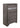 Grey wooden storage chest with silver drawer 