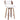 Hudson 26 White Swivel Counter Stool with Faux Leather Seat