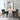 LeonZeke 5pc Modern Dining Set – Natural Wood Table & Charcoal Chairs
