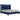 Lumina 60  Blue Velvet Queen Bed with LED Light