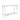 Maison Tempered Glass Console Table with Stainless Steel Frame