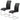 Maxim Faux Leather Dining Chairs Set of 2 with Chrome Legs