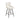 Nona Ivory Linen Counter Stool with Sleek Black Metal Legs