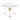 Paloma 48" Round Glass Top Dining Table – Modern Gold Steel Base