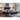Black Queen bed with LED light and storage option