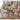 Rocca/Cora 5pc Glass Dining Table Set – Round Walnut Table