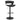 Rover Faux Leather Adjustable Bar Stool with Backrest