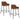 Baily 26" Faux Leather Counter Stools Set of 2