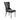 Grey tufted chair with nailhead trim 