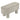 Sezron Linen Storage Ottoman With Lift-Top and Hidden Storage