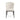 Shell Beige Linen Commercial Dining Chair with Black Metal Frame