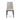 Slay Taupe Leatherette Dining Chair with Black Metal Legs