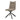 Taupe Leather-Look Dining Chairs – Starburst Black Metal Legs - 2pcs