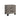 Taupe wooden nightstand with two drawers 