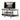55” Modern Black Tempered Glass TV Stand For living room