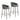 Velvet Swivel Counter Stools With Gold Accents – Set of 2