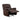 Brown leather recliner chair 