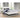 White Upholstered Queen Platform Bed with Contrast Stitching