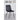 Black upholstered velvet chair with quilted design 
